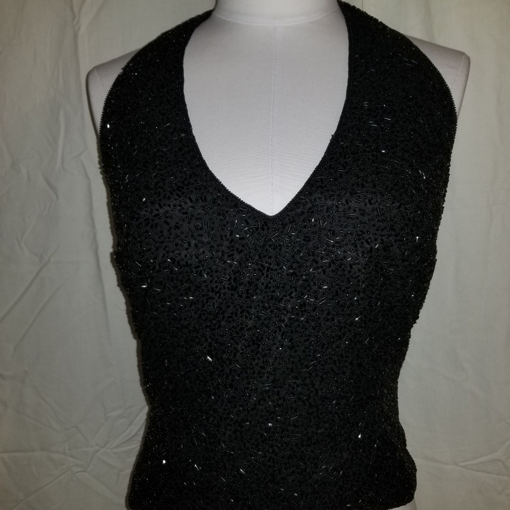 Sequin Halter